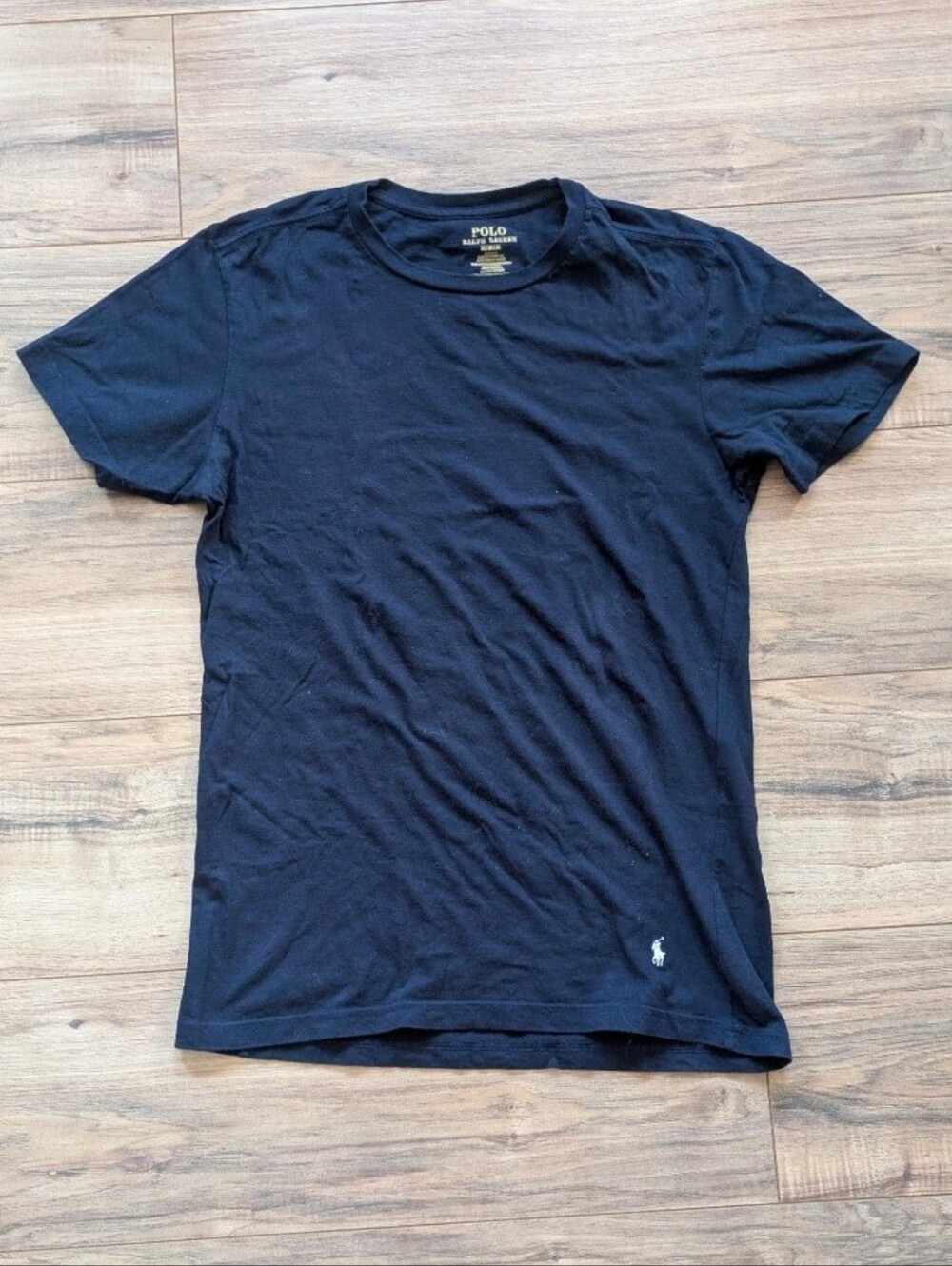 Polo Ralph Lauren T-Shirt Mens M Custom Slim Fit Cotton Navy Classic Heritage